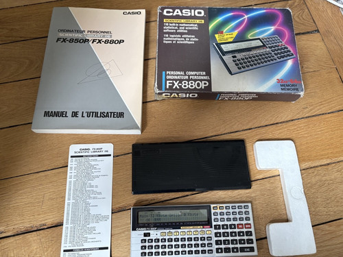 Vintage casio 880p - casio, fx-880p