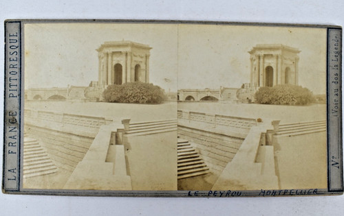 Photo stereo stereoview peyrou - photo,
