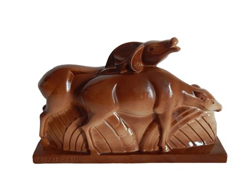 Ancienne sculpture art déco - sculpture,
