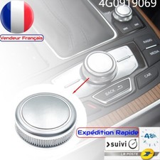 Bouton Chromé Commande Menu