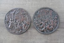 Ancienne paire médaillons