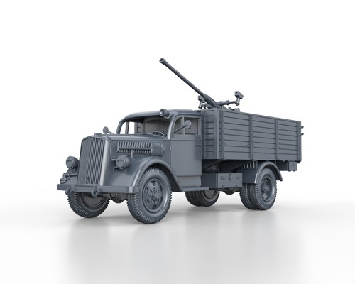 Opel blitz bofors 40mm hollow - opel,