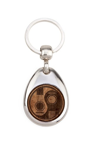 Guitare yin yang - yin,