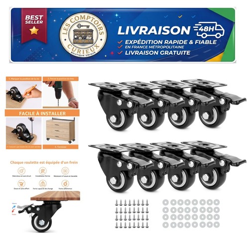 Lwmtt roulettes pivotantes - roulettes,