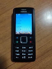 Nokia 6300 GSM - Working Vintage Mobile Phone - Color Black Collectible