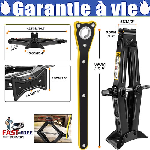 Cric ciseaux voiture - cric, à