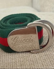 Gucci Men’s Web Belt Green