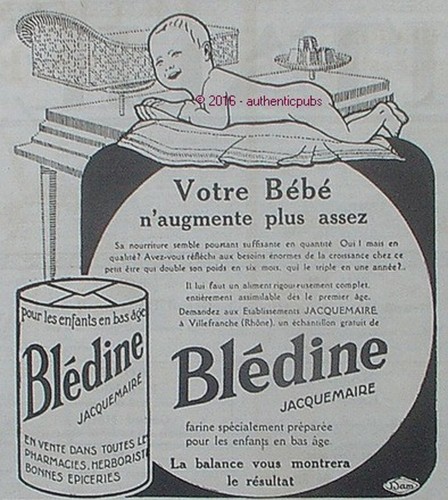 Publicite bledine jacquemaire - publicite,