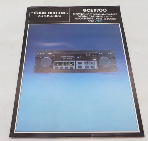 Grundig autosound gce - grundig, 9700