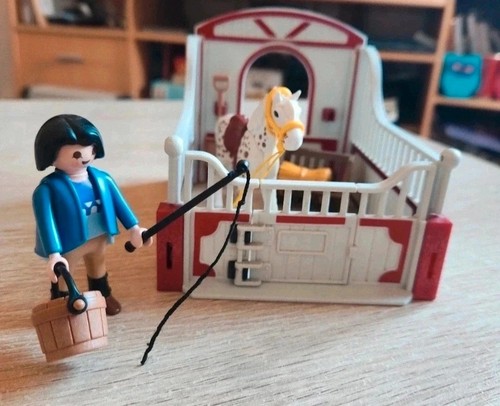 Playmobil 5107 box cheval - 5107, +