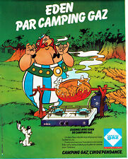 Advertising 118 1980 Camping Gas Stove Eden Obelix Uderzo & Go
