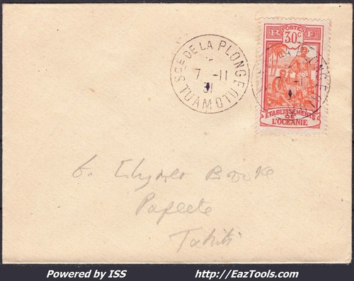 Oceanie sur lettre avec - oceanie,