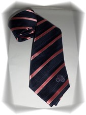 Cravate Fantaisie Marine Rose