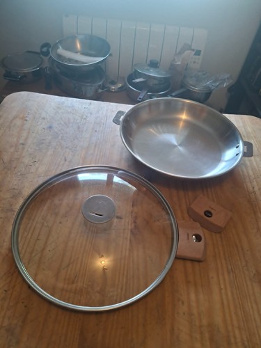 Poêle inox 10 cristel - poêle, en
