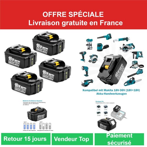 Lot batteries de rechange - 4,
