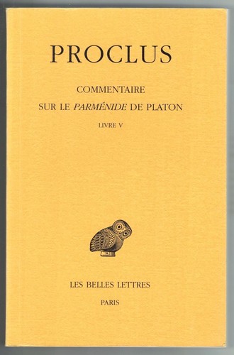 Proclus commentaire sur - commentaire, le