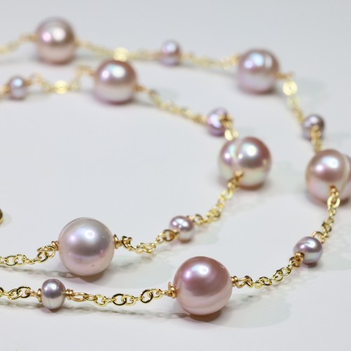 Collier argent perles de - en,