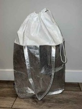 IKEA FREKVENS Silver Tote MEDIUM size 4 GAL Reusable SHOPPING BAG 00420237 - NEW