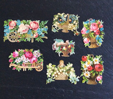 Anciens Chromos Découpis Lot