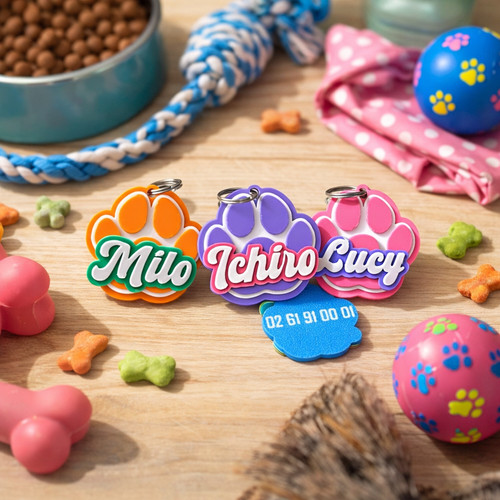 Personalized printed paw - personalized,
