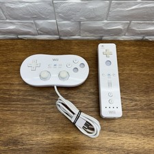 Nintendo Wii Classic Controller RVL-005 & Wii Remote RVL-003 OEM Tested Working