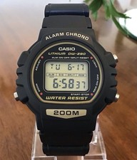 1992 NOS Casio DW-280 Module 1000 Divers Watch