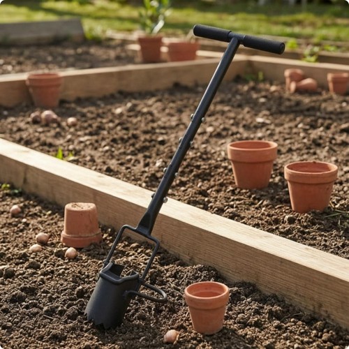 Plantoir bulbes long manche - plantoir,