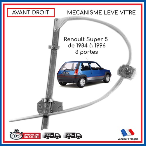 Leve vitre avant - vitre, droit