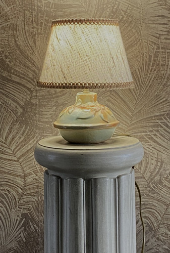 Petite lampe céramique sable - petite, sable/