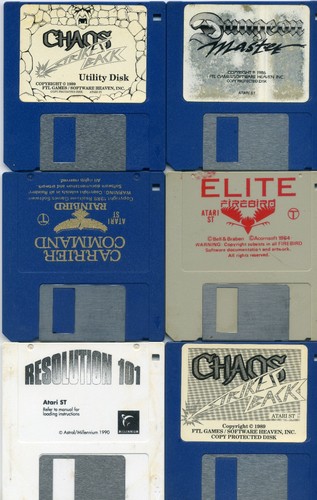 Lot disquettes atari st - ,