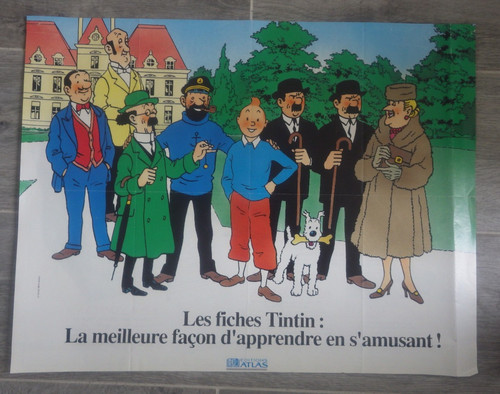 Poster dépliant hergé - poster,