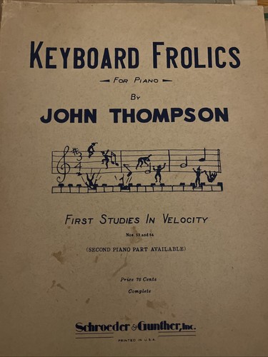John thompson keyboard frolics - john,