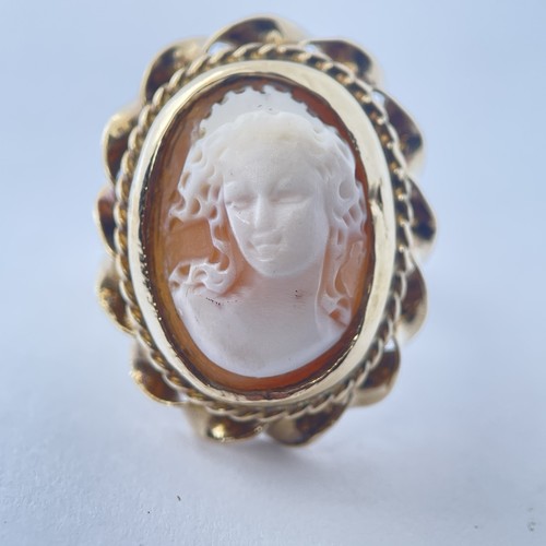 Bague vintage original camee - vintage,
