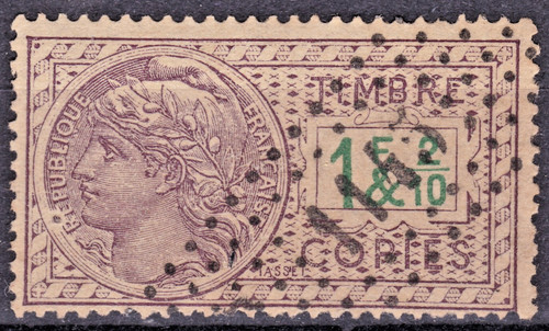 Timbre fiscal france - fiscal, 1