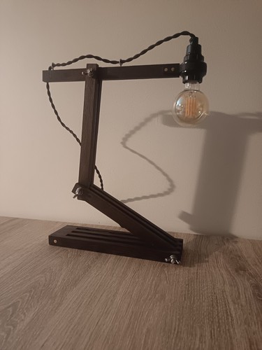 Lampe architecte chêne - architecte,