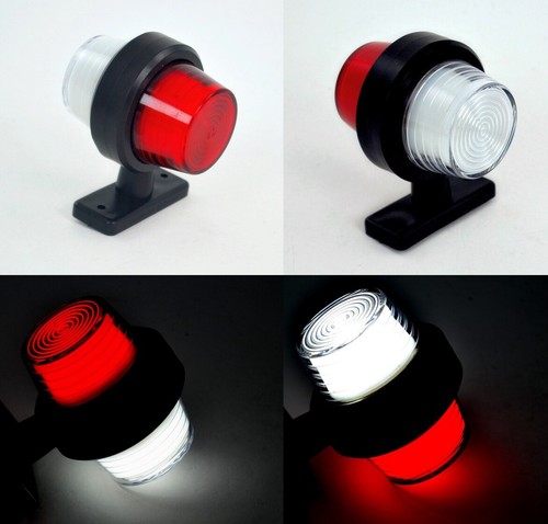 Rouge blanc led fluo feux - blanc, de