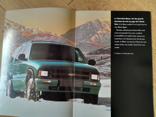 Brochure chevrolet blazer - brochure,