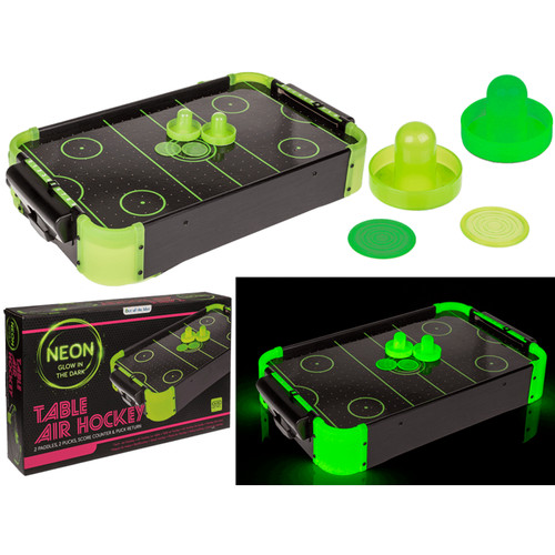 Tisch airhockeyspiel glow - „,