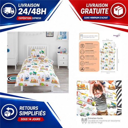 Parure lit enfant 140x200 - de,