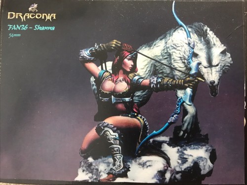 Figurine métal 54mm shanna - figurine,