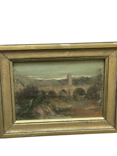 Tableau ancien huile sur - huile,