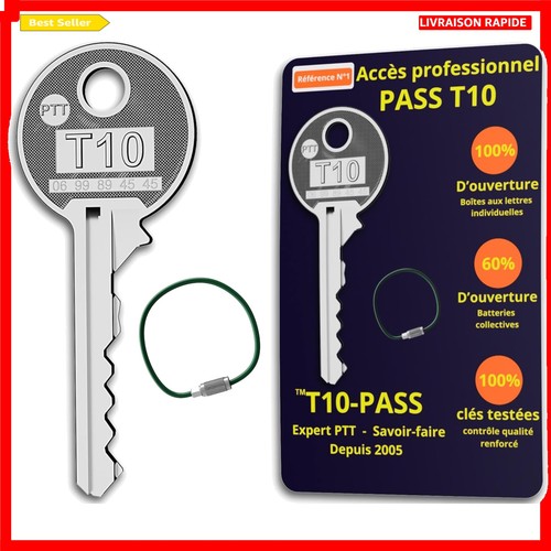 T10 pass clé - t10-pass,