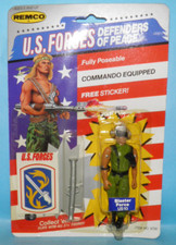 1986 Remco US Forces Defenders of Peace U.S. Forces Blaster Force US 10 Figure