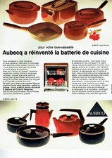 1970 Aubecq Advertising 1222 Advertising Drums for Dishwasher