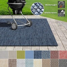 Extérieur Tapis Design Terrasse au Mètre de Protection Gril Plusieurs Couleurs