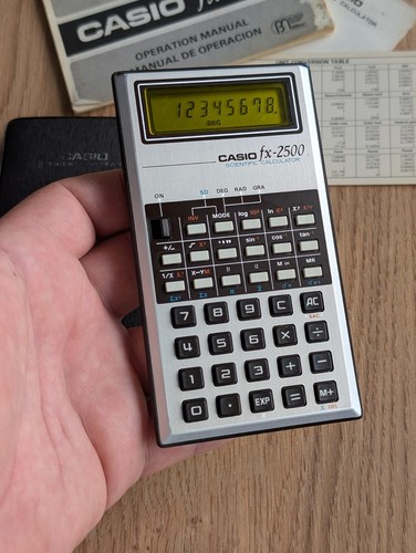 Vintage casio 2500 - vintage, fx-2500