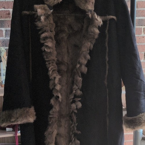 Scandinavian faux fur manteau - faux-fur,