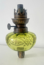 Lampe toupie de piano verte