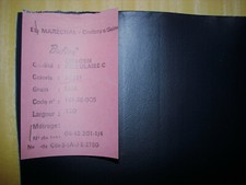 Simili cuir bleu au mètre