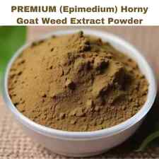 (Epimedium) Extrait de mauvaise herbe de chèvre cornée (95 % icariine) poudre...